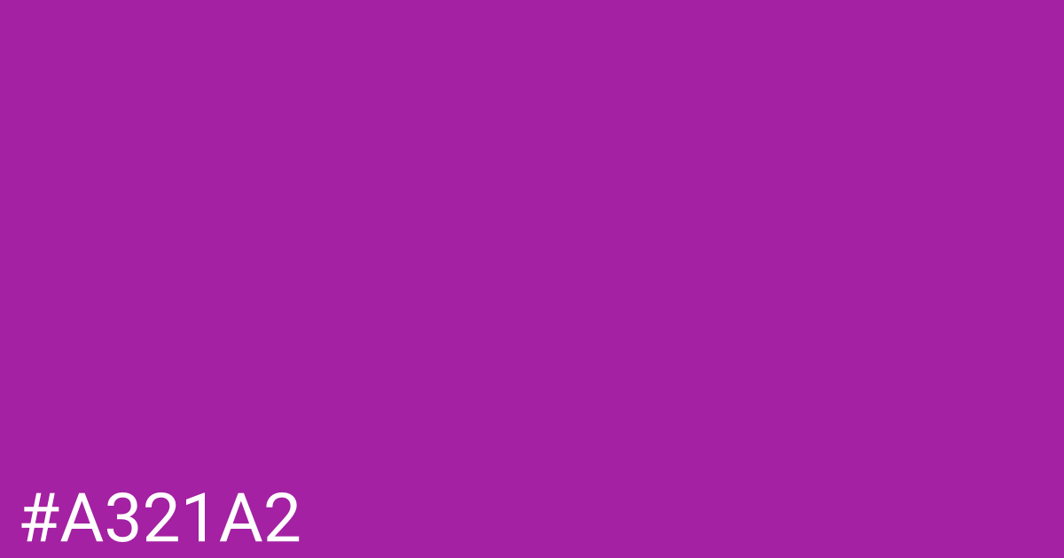 Hex color #a321a2 graphic