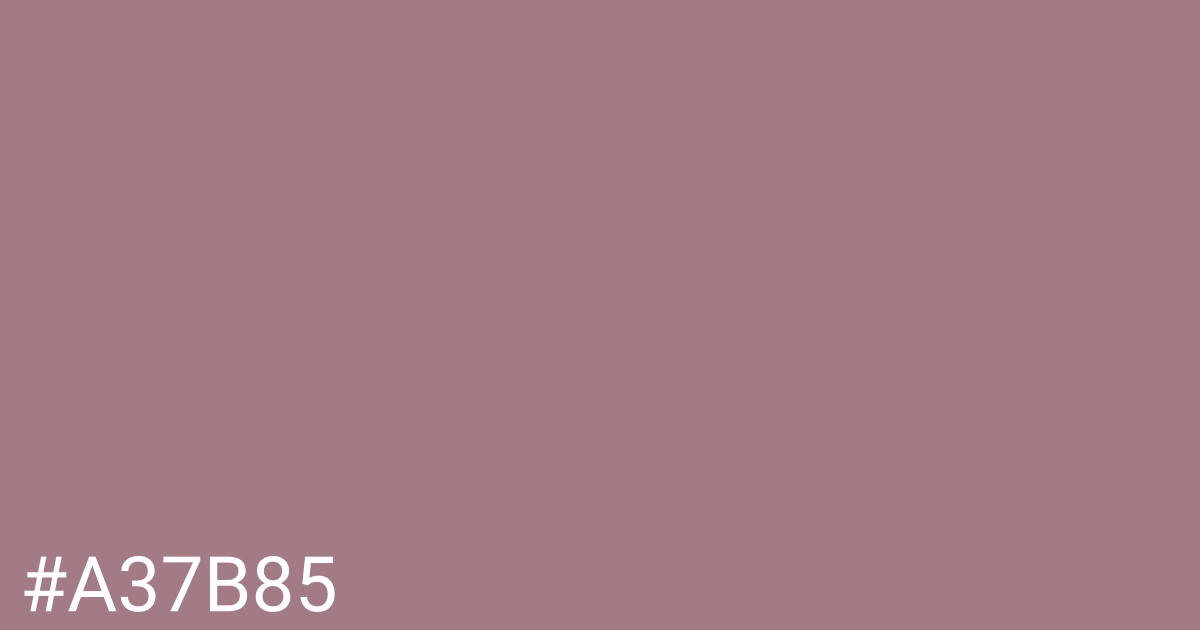 Hex color #a37b85 graphic