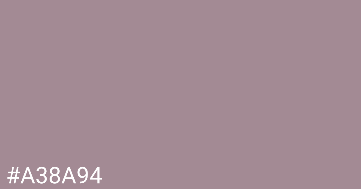 Hex color #a38a94 graphic