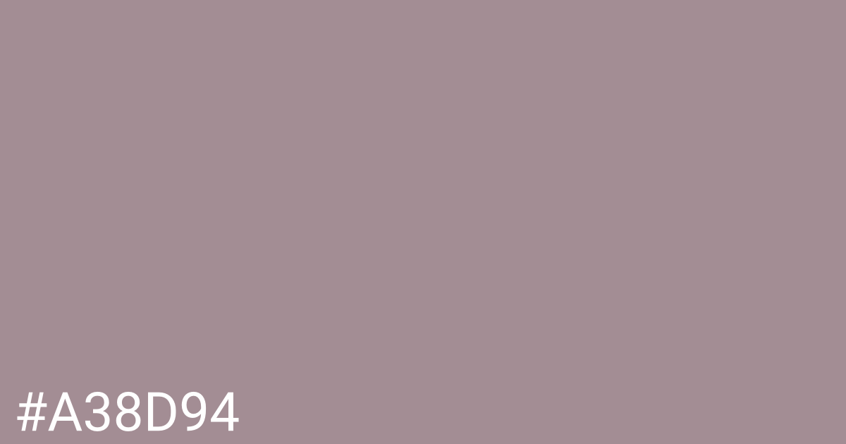 Hex color #a38d94 graphic