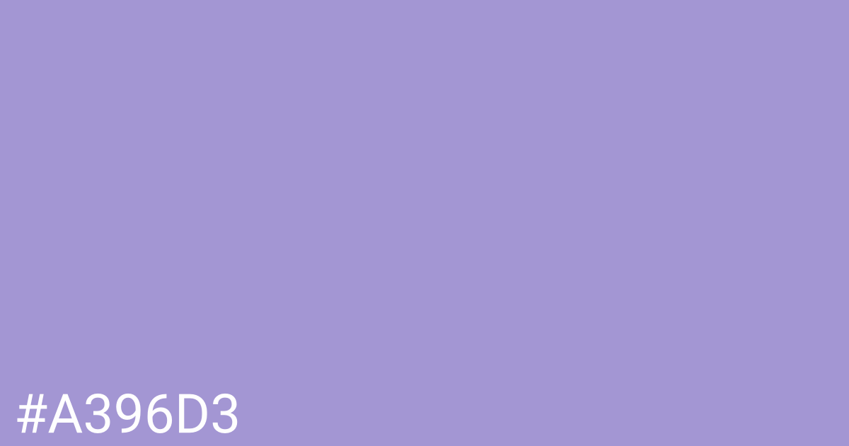 Hex color #a396d3 graphic