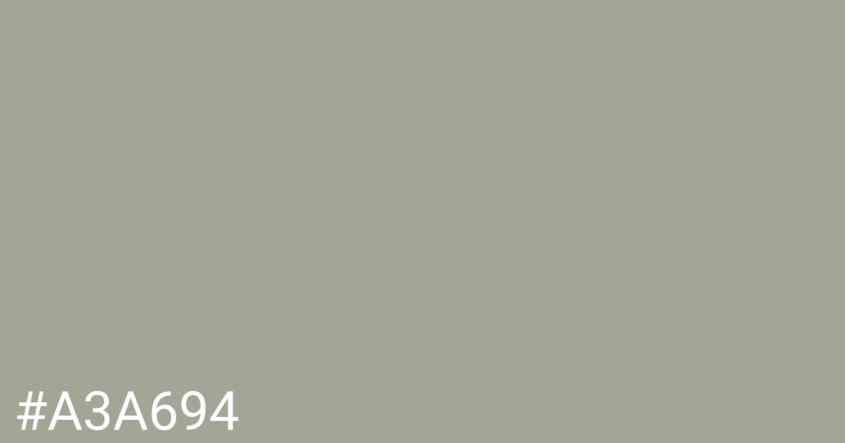 Hex color #a3a694 graphic