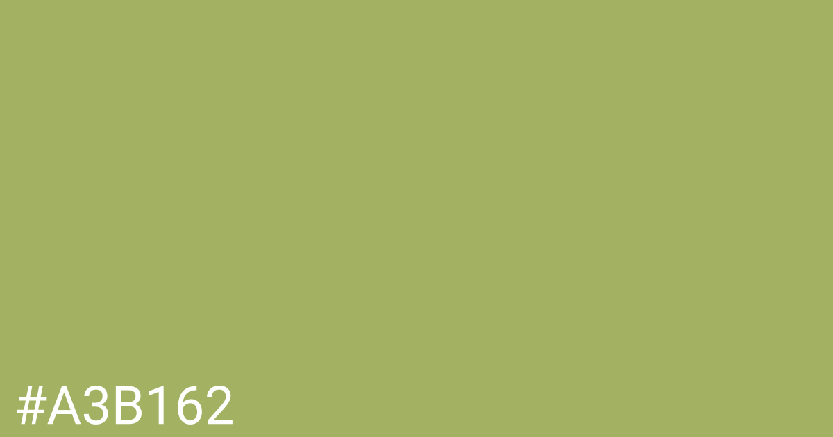 Hex color #a3b162 graphic