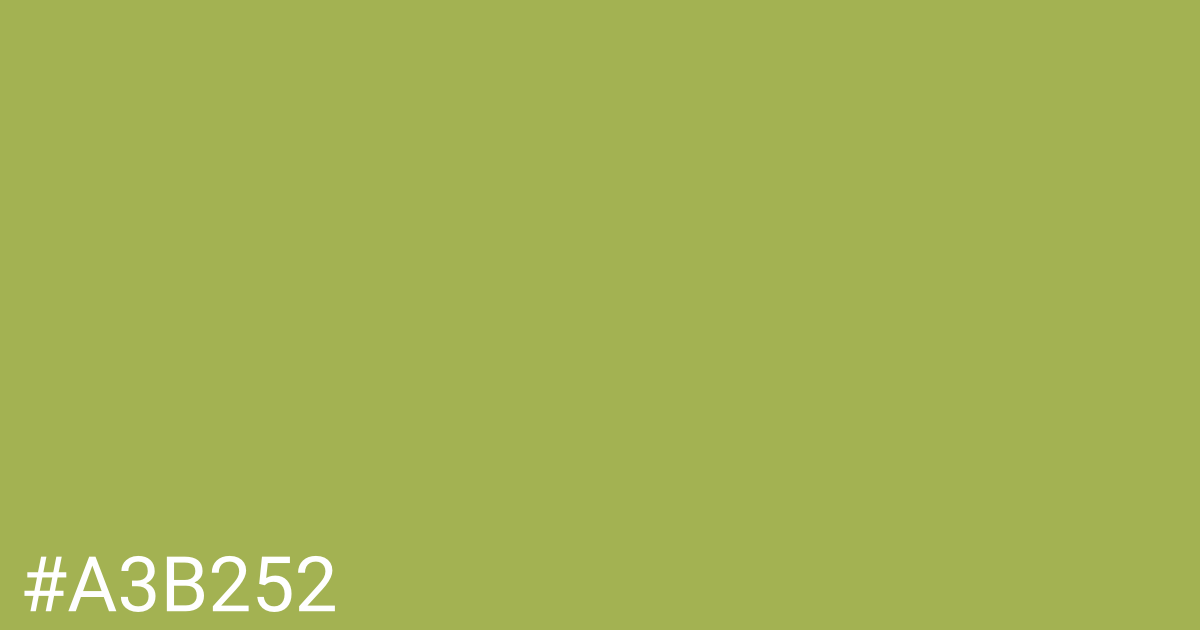 Hex color #a3b252 graphic