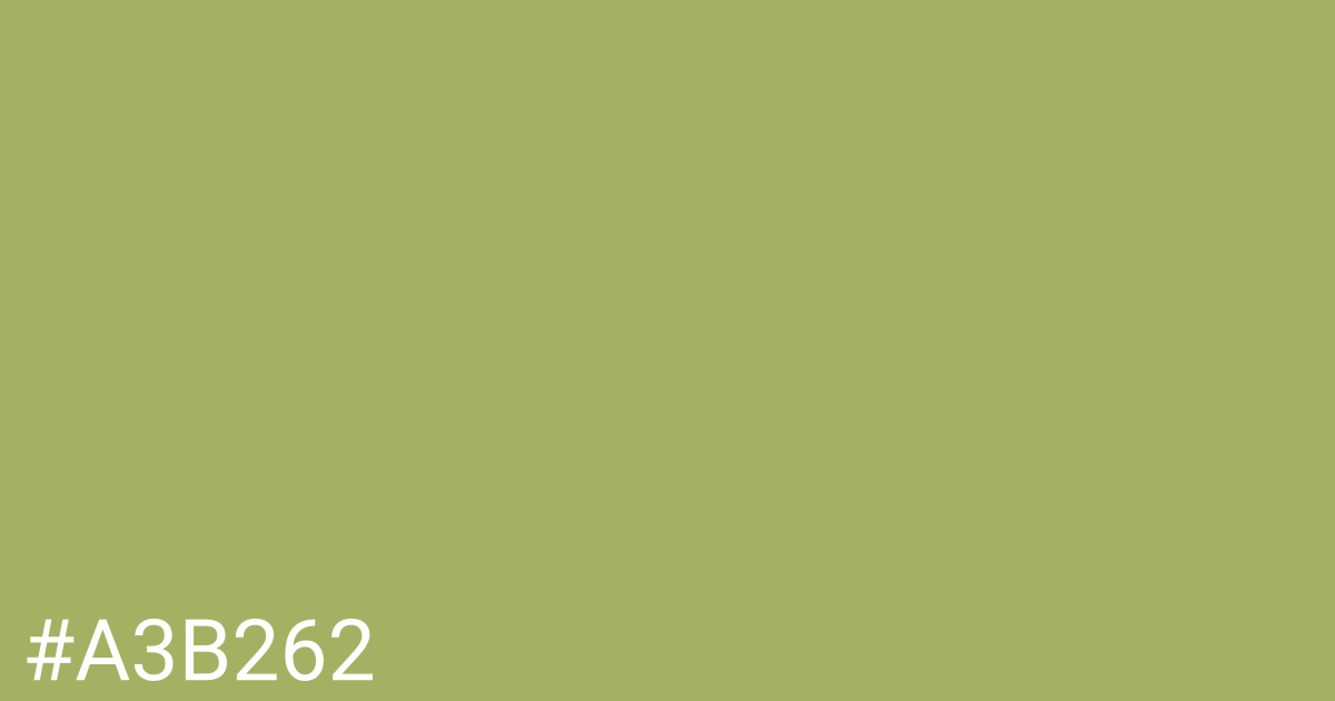 Hex color #a3b262 graphic