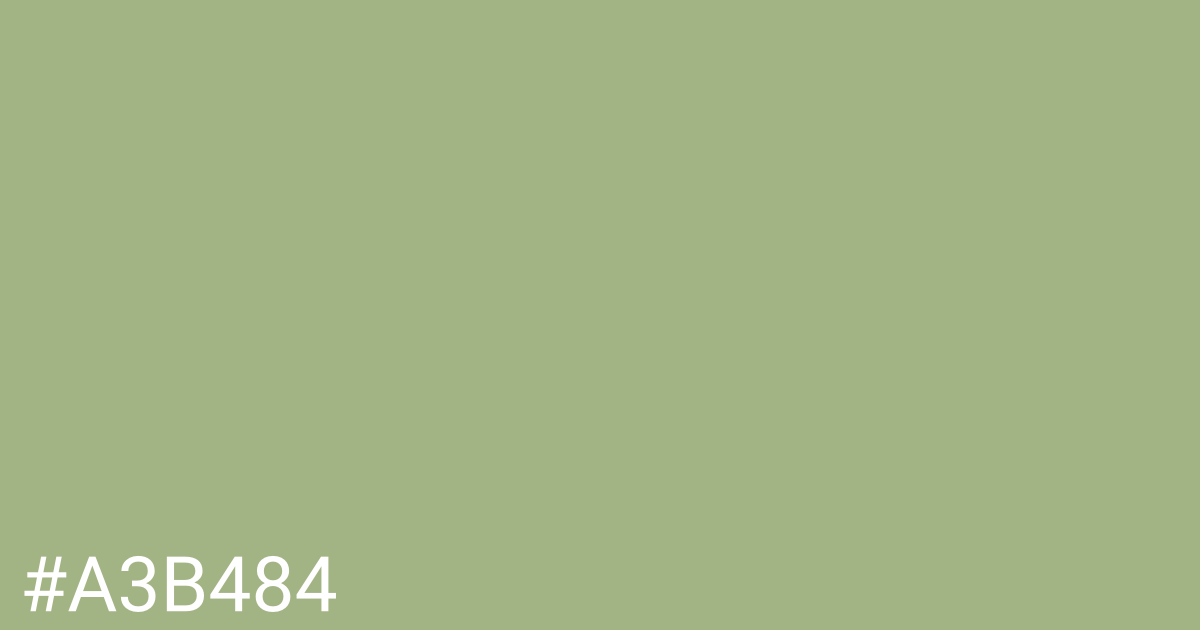 Hex color #a3b484 graphic