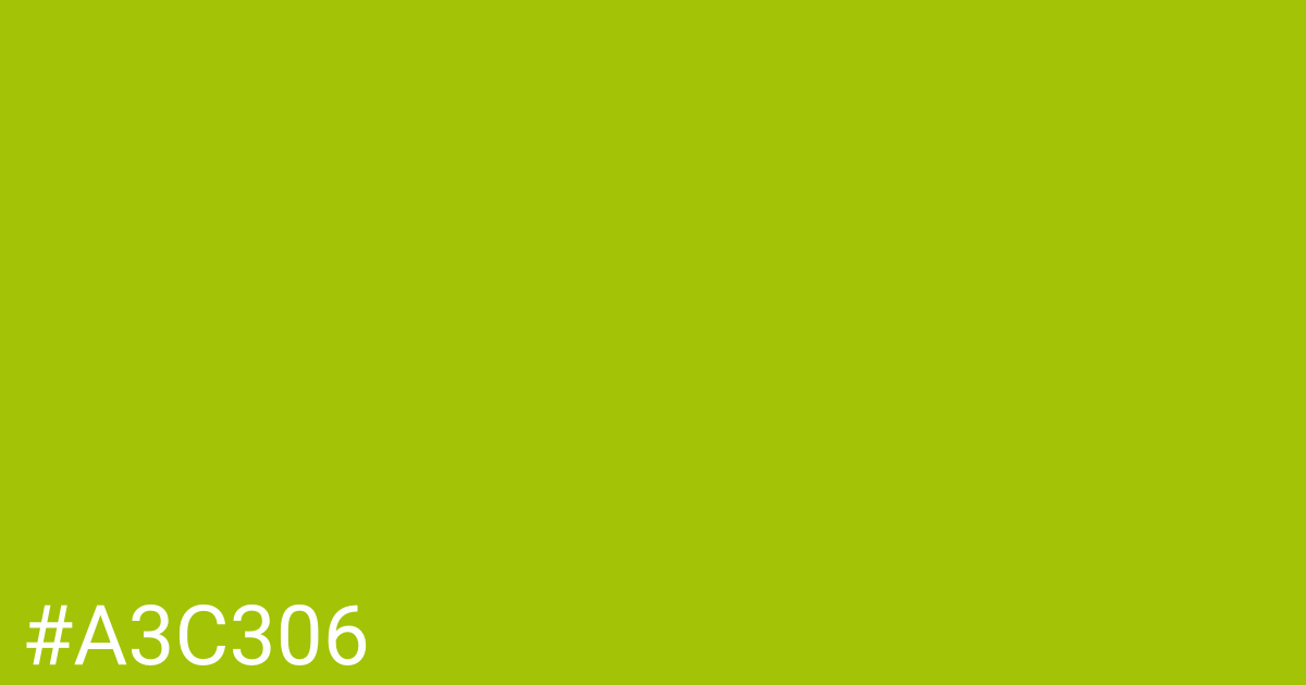 Hex color #a3c306 graphic