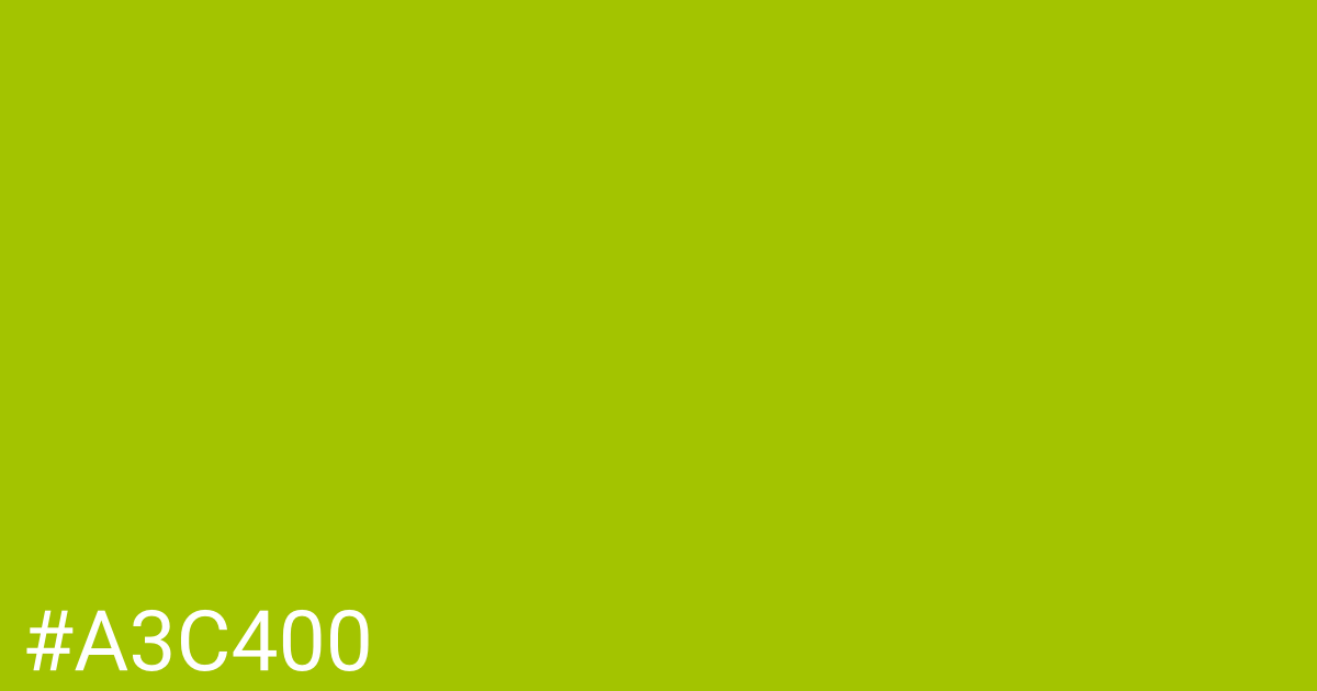 Hex color #a3c400 graphic