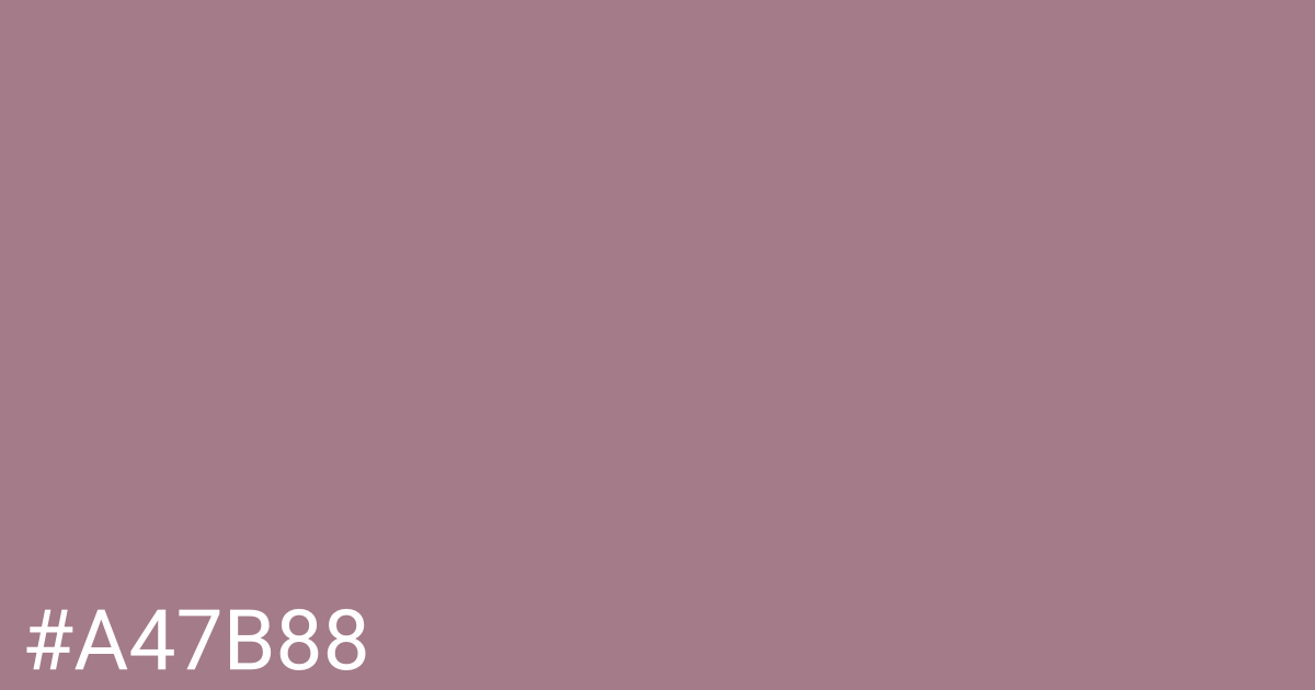 Hex color #a47b88 graphic