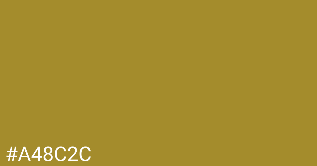 Hex color #a48c2c graphic