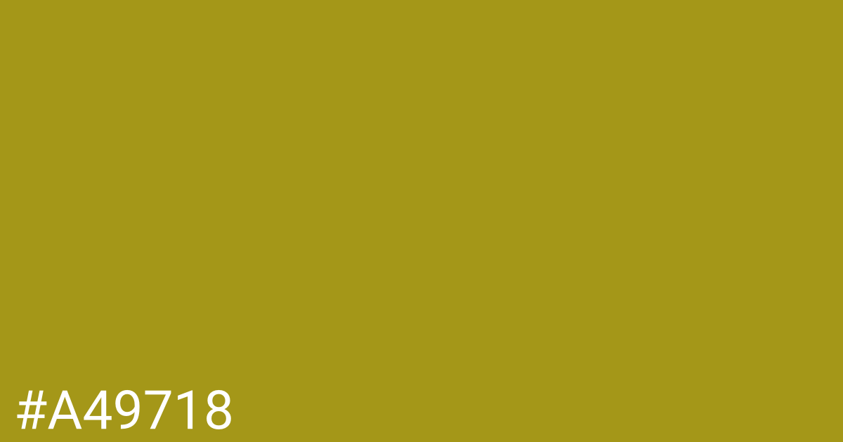 Hex color #a49718 graphic