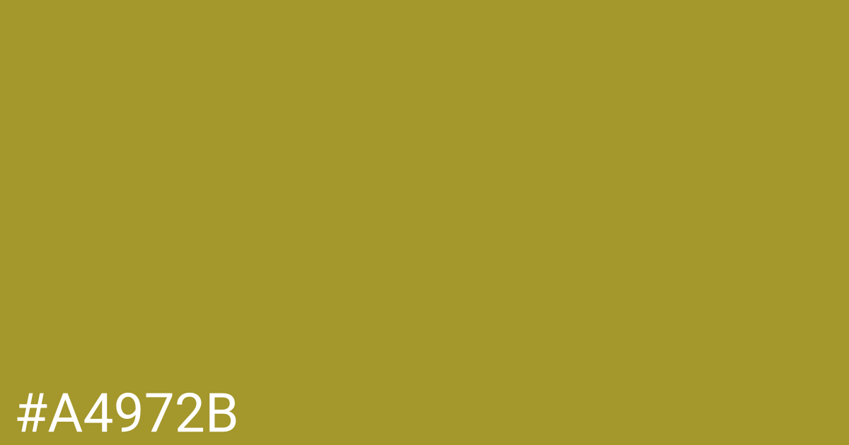 Hex color #a4972b graphic