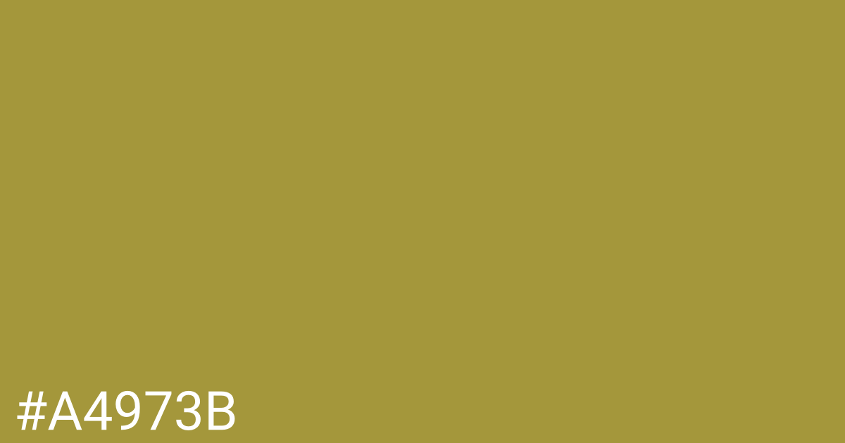 Hex color #a4973b graphic