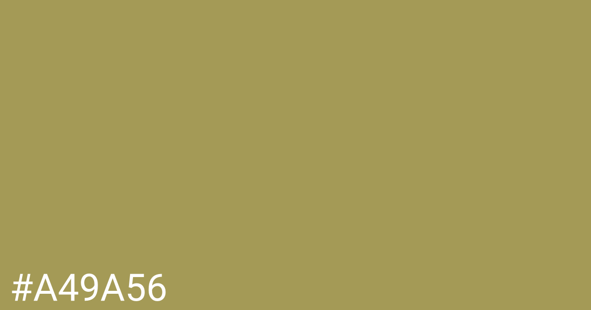 Hex color #a49a56 graphic