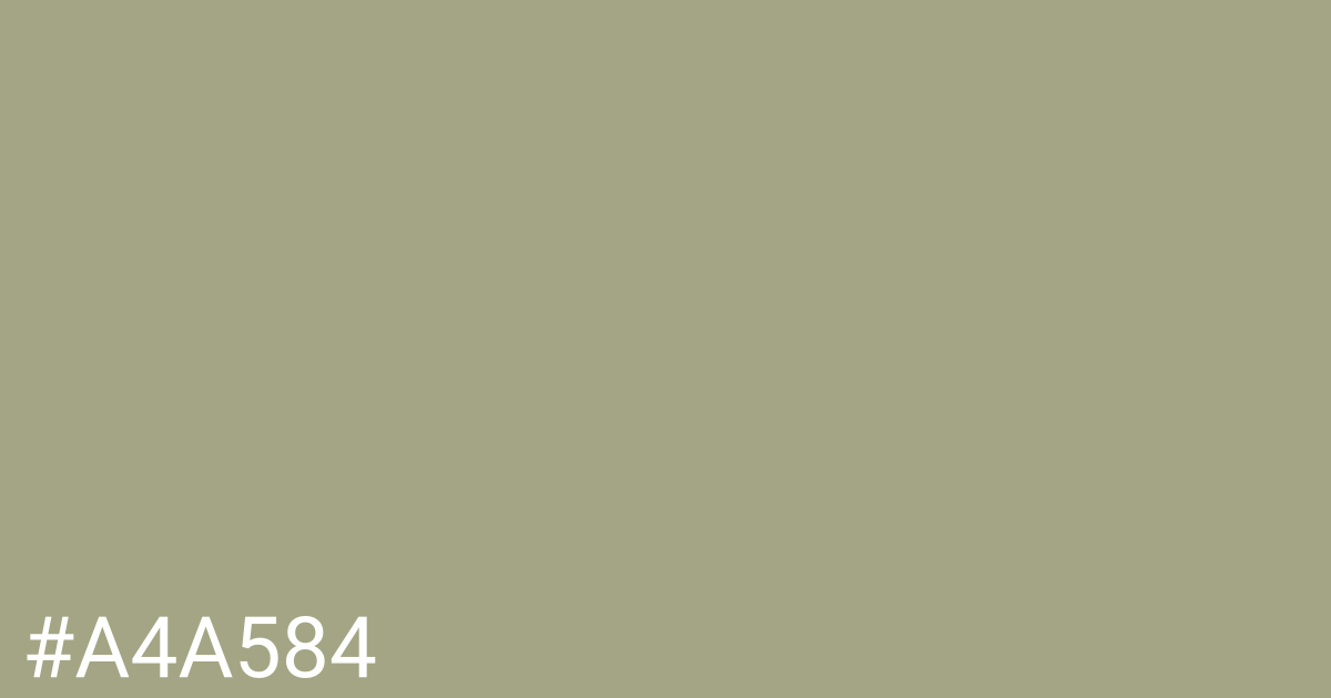 Hex color #a4a584 graphic