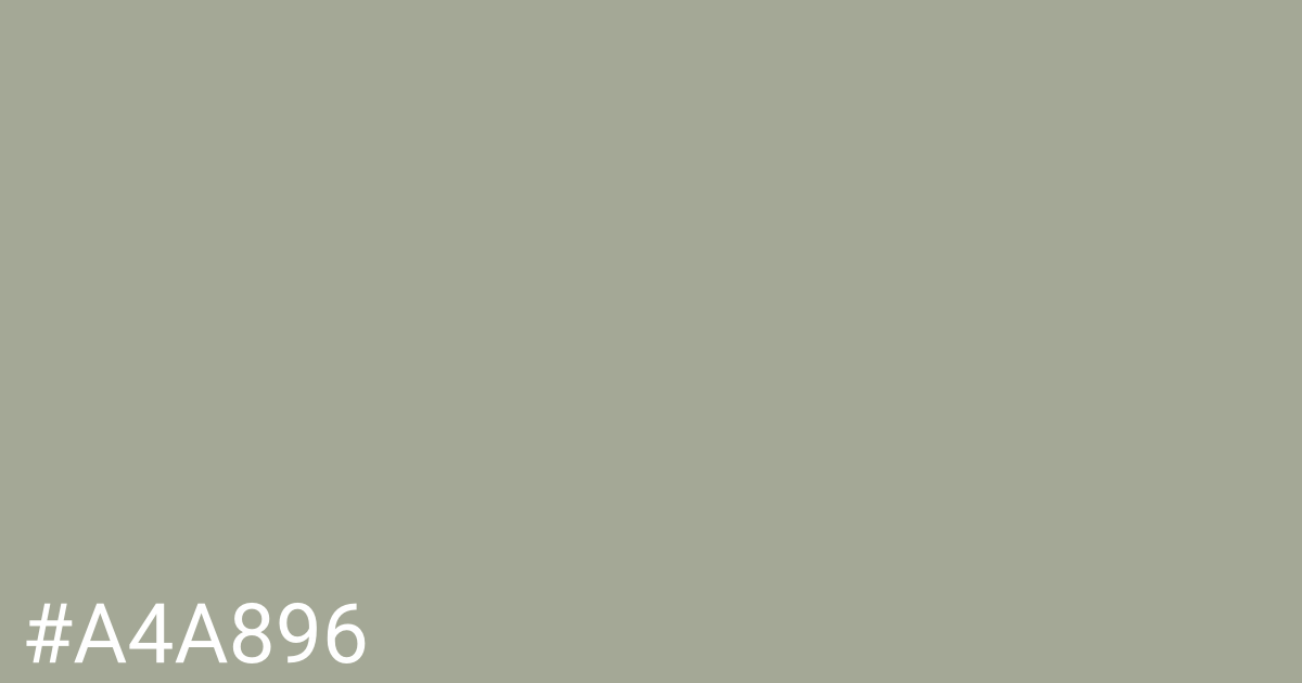 Hex color #a4a896 graphic