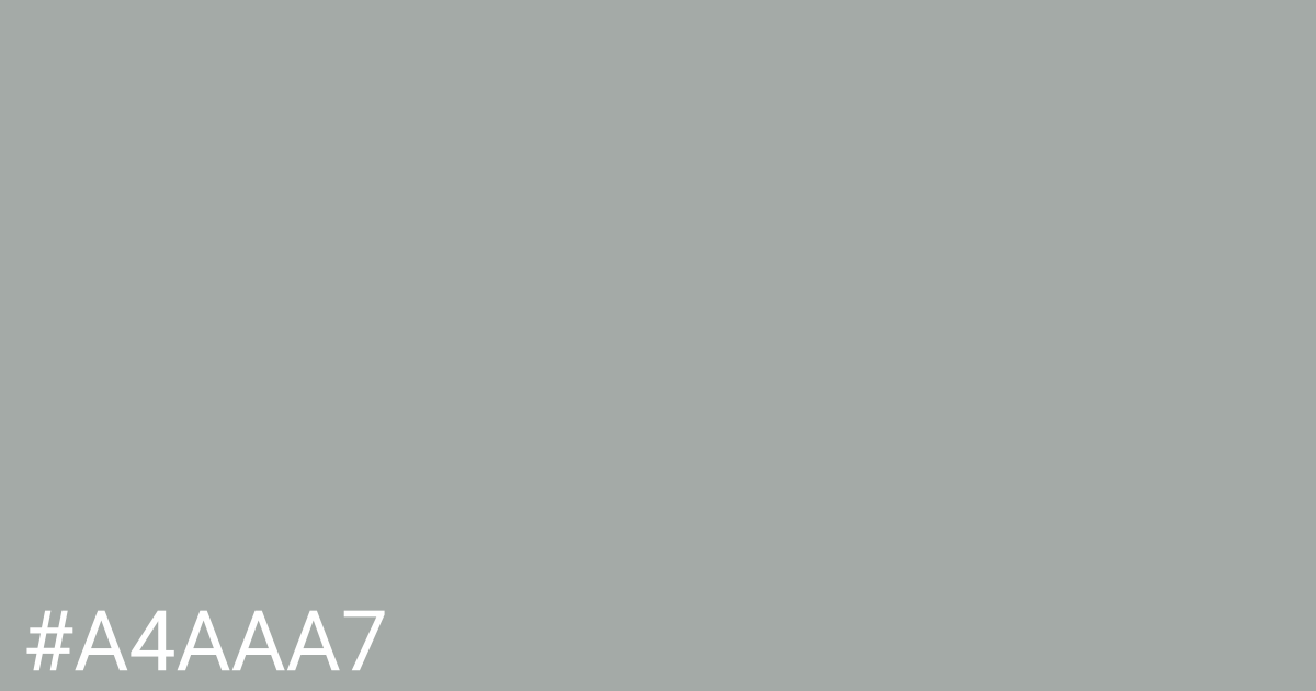 Hex color #a4aaa7 graphic