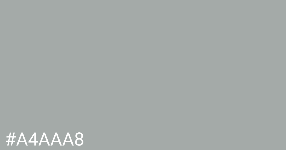 Hex color #a4aaa8 graphic