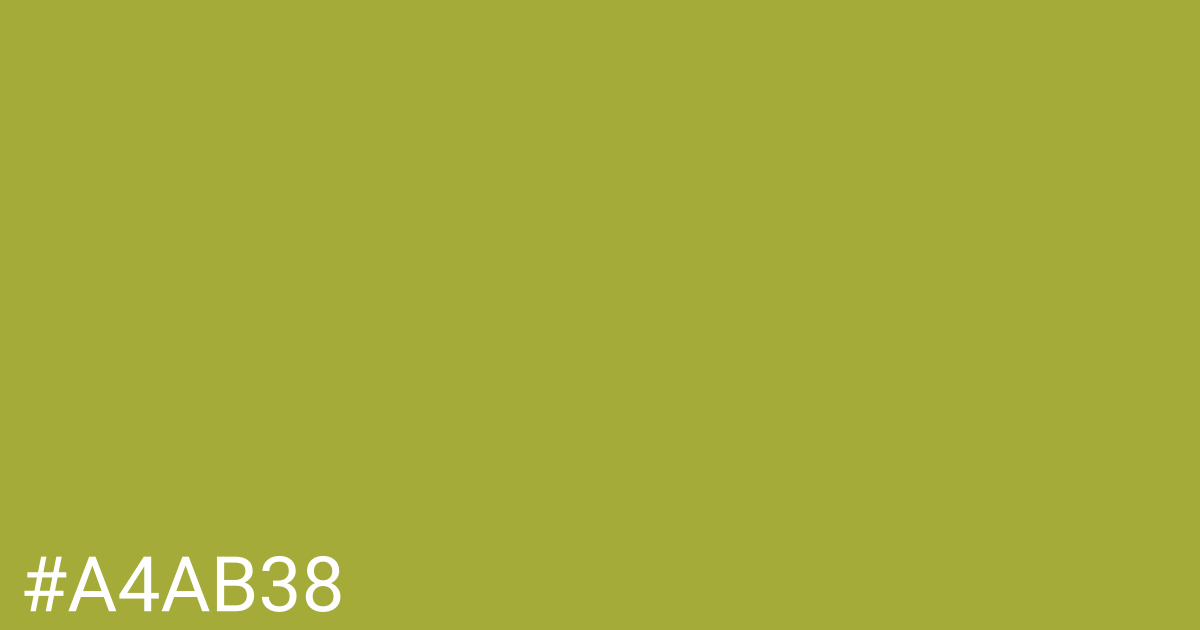 Hex color #a4ab38 graphic