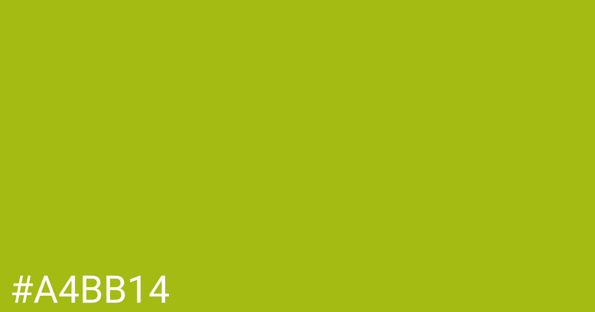 Hex color #a4bb14 graphic