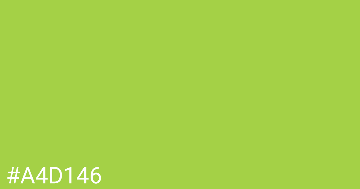 Hex color #a4d146 graphic