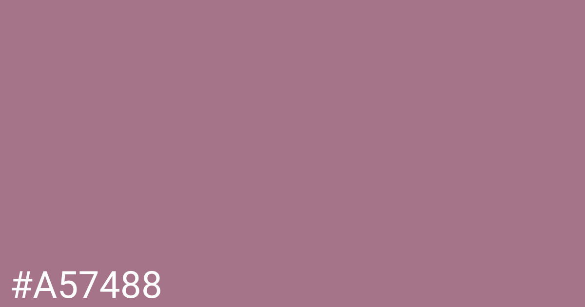 Hex color #a57488 graphic