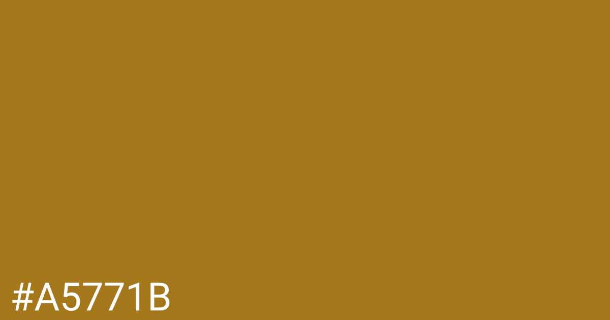 Hex color #a5771b graphic