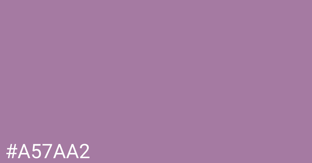 Hex color #a57aa2 graphic