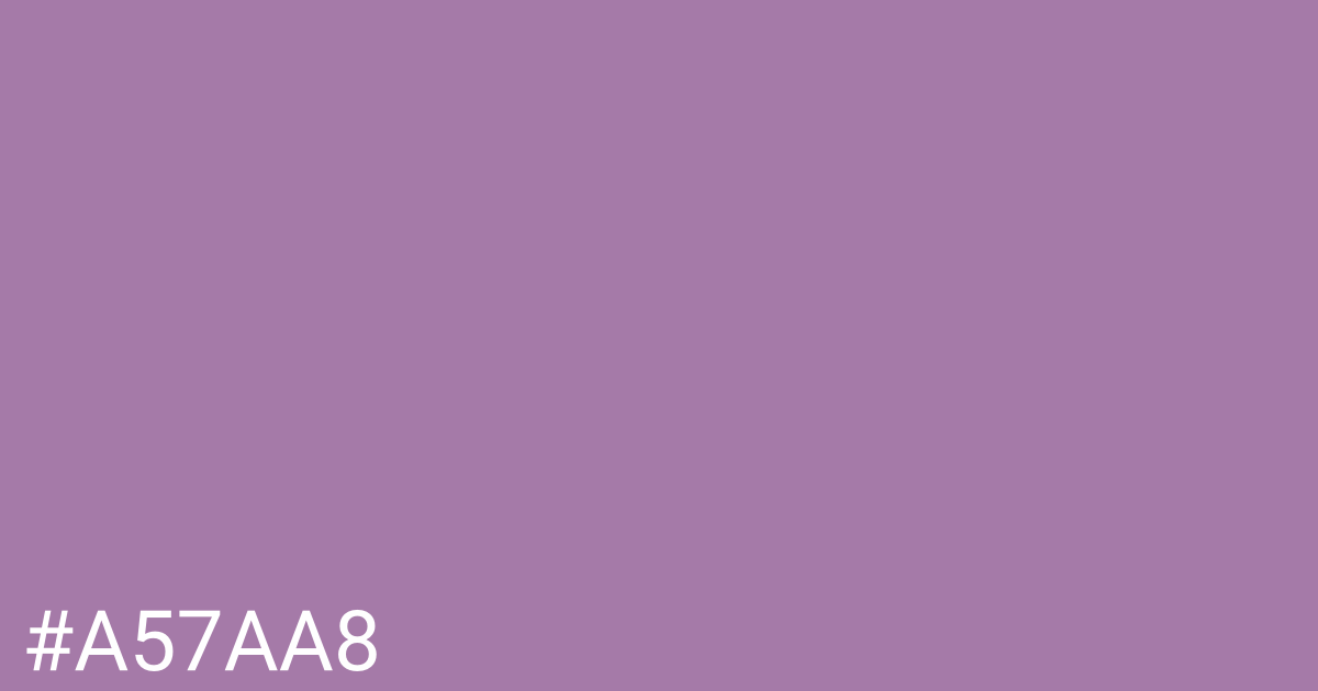 Hex color #a57aa8 graphic