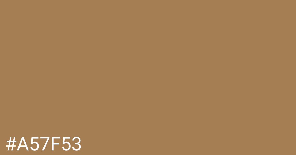 Hex color #a57f53 graphic