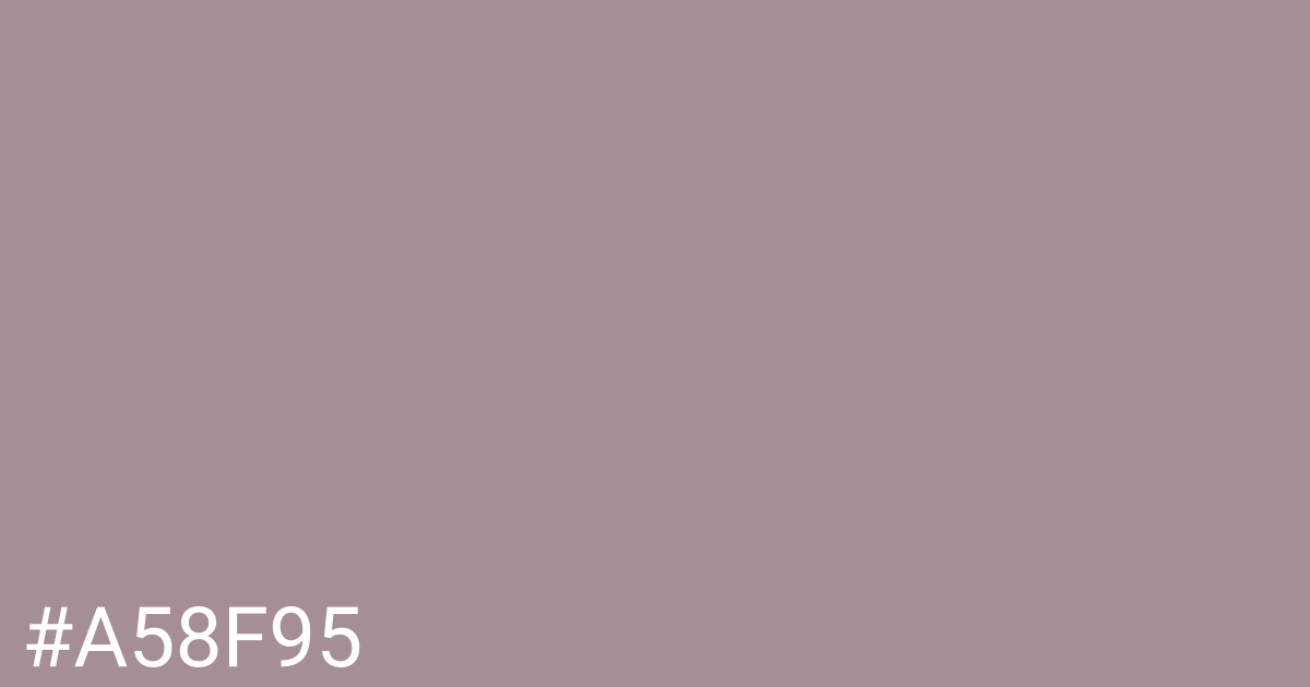 Hex color #a58f95 graphic