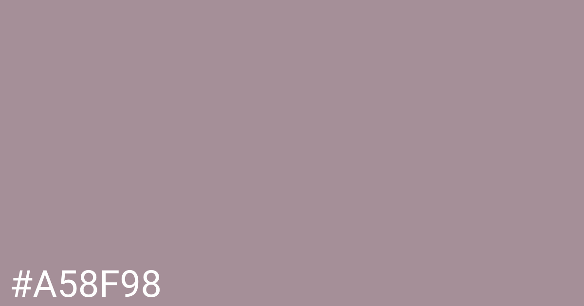 Hex color #a58f98 graphic