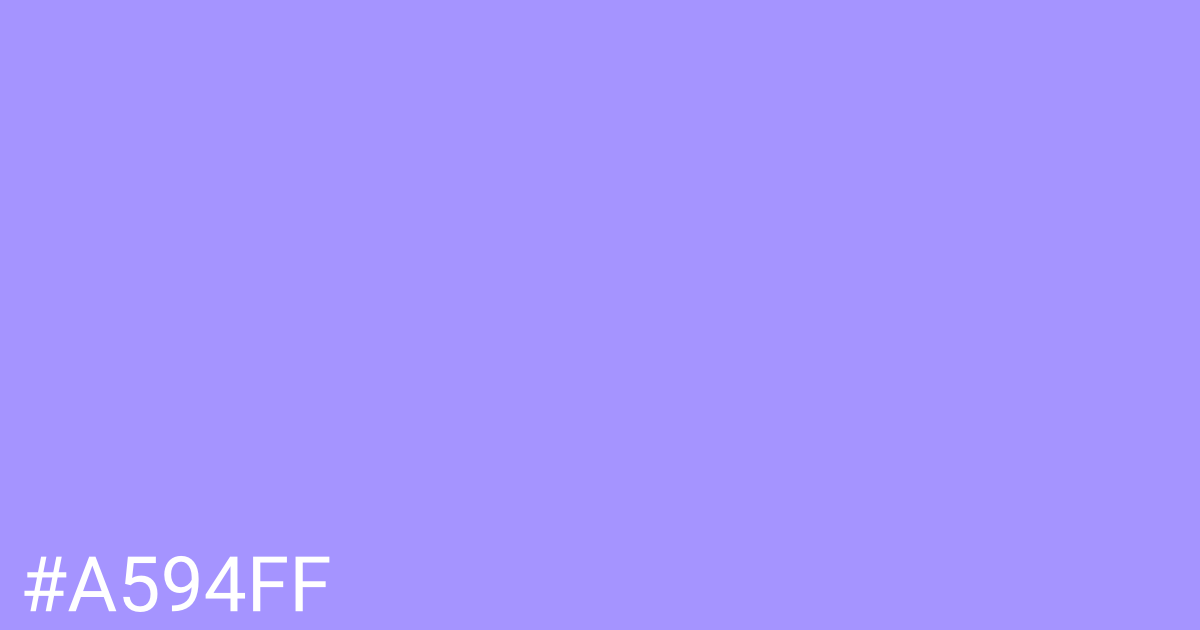 Hex color #a594ff graphic