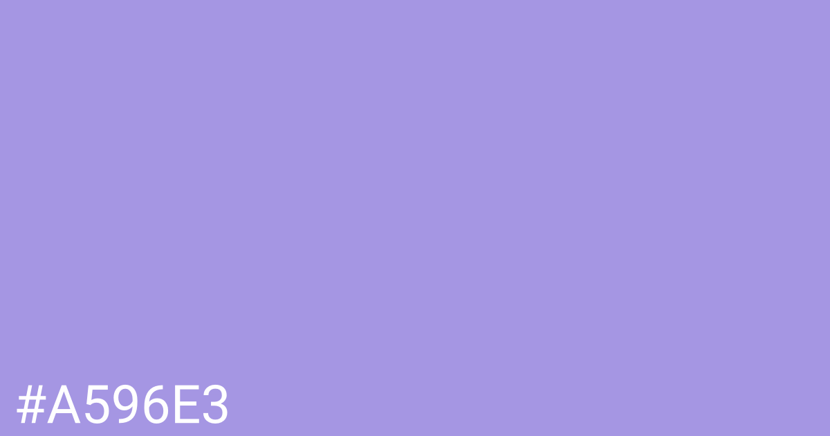 Hex color #a596e3 graphic