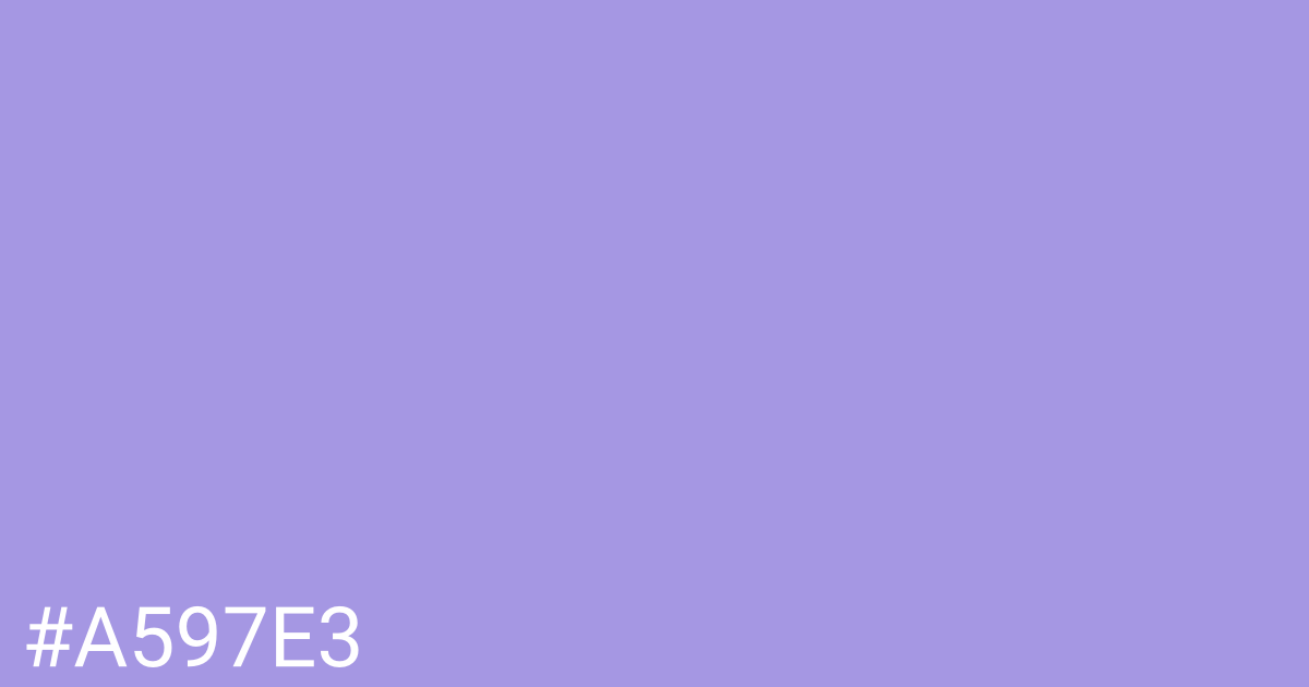 Hex color #a597e3 graphic