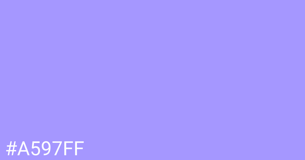 Hex color #a597ff graphic