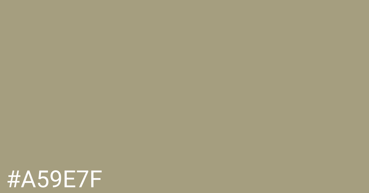 Hex color #a59e7f graphic