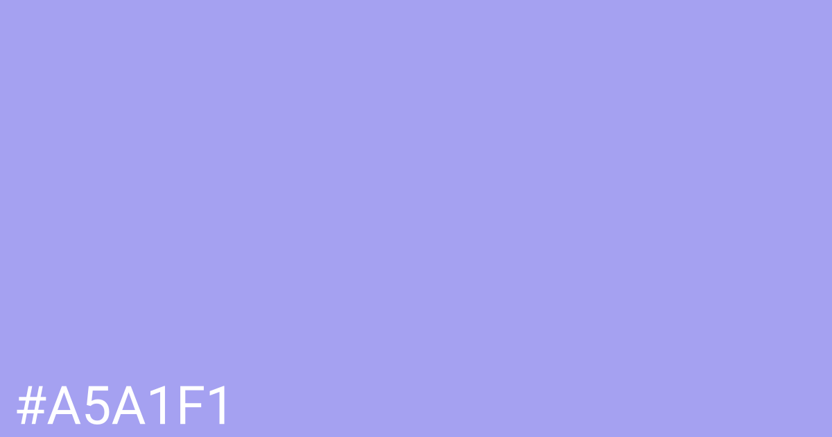 Hex color #a5a1f1 graphic