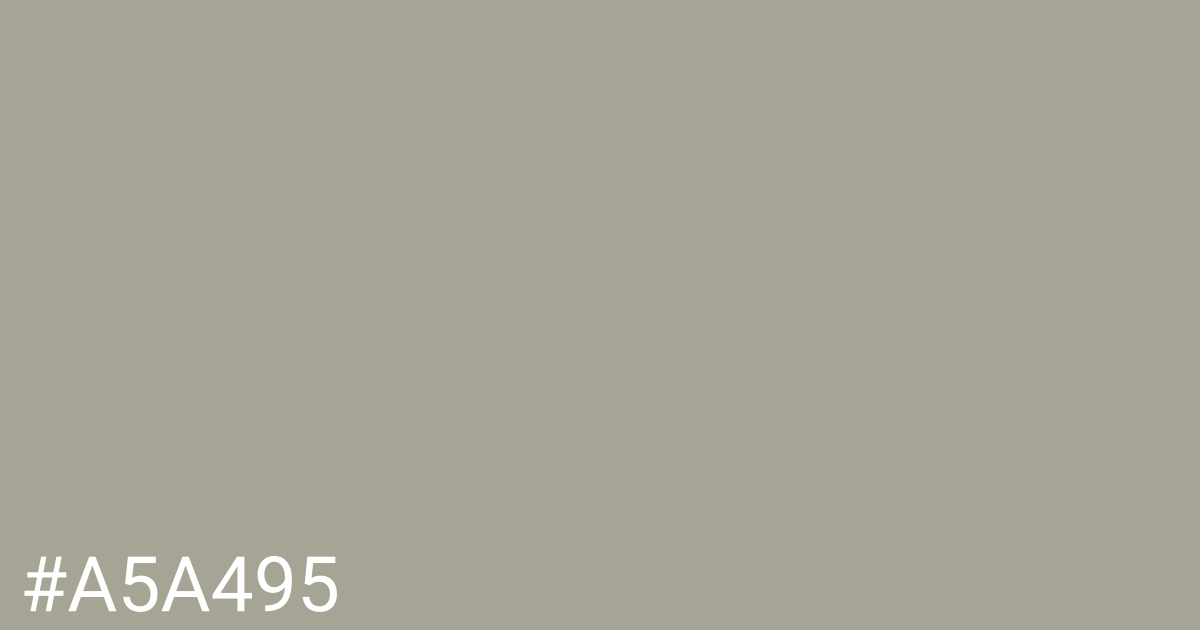 Hex color #a5a495 graphic