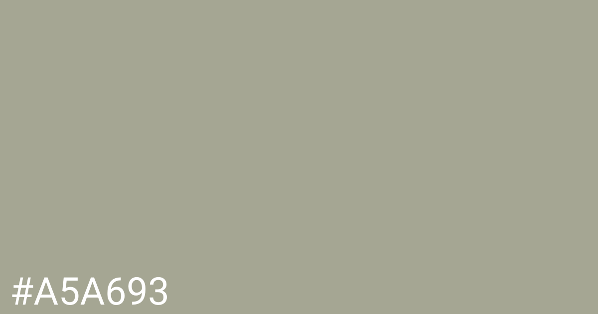 Hex color #a5a693 graphic