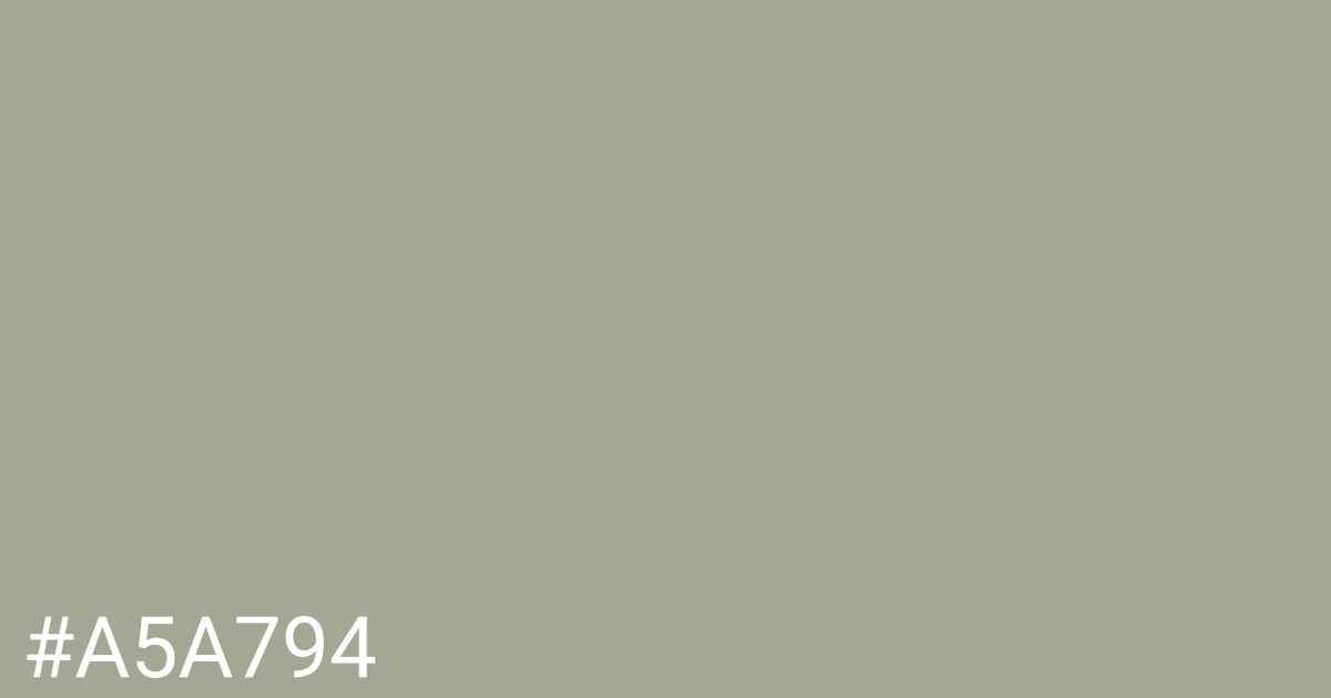 Hex color #a5a794 graphic