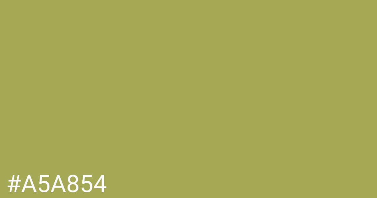 Hex color #a5a854 graphic