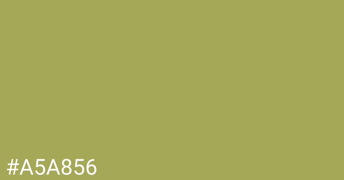 Hex color #a5a856 graphic