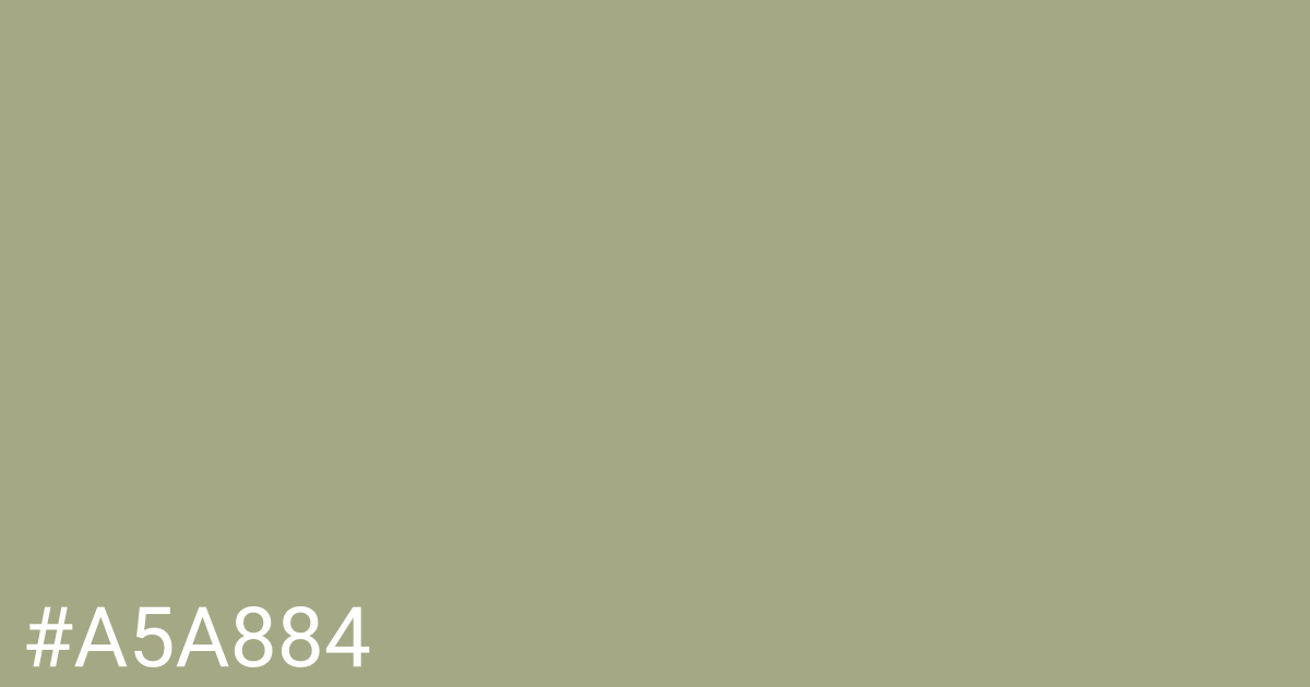 Hex color #a5a884 graphic