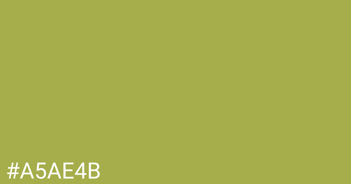 Hex color #a5ae4b graphic