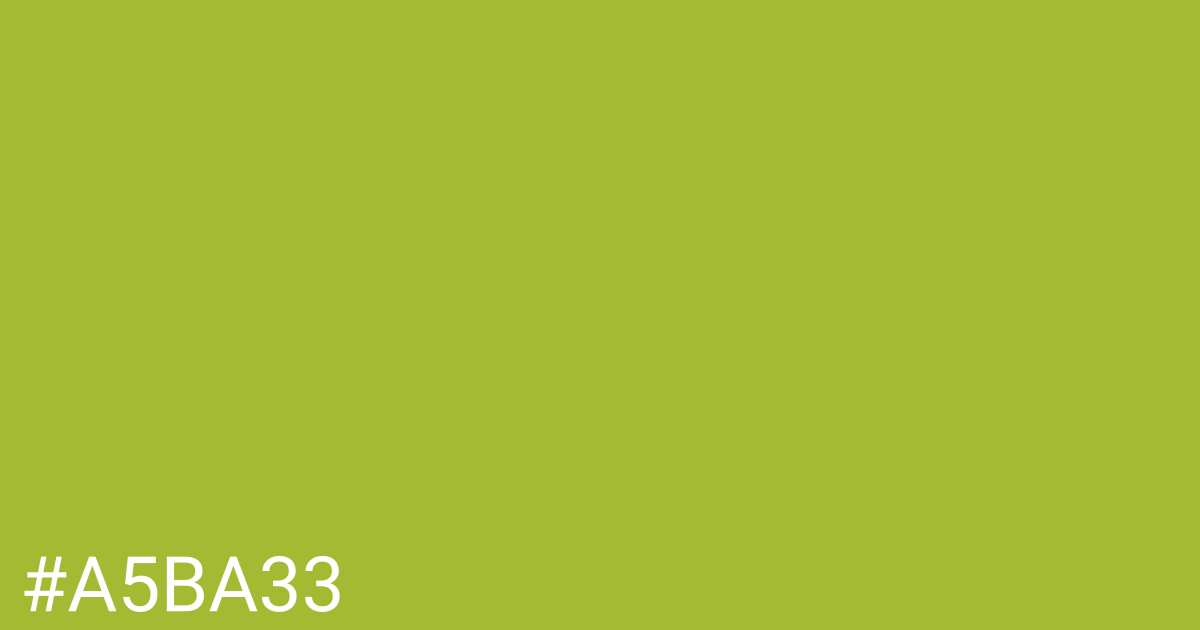 Hex color #a5ba33 graphic