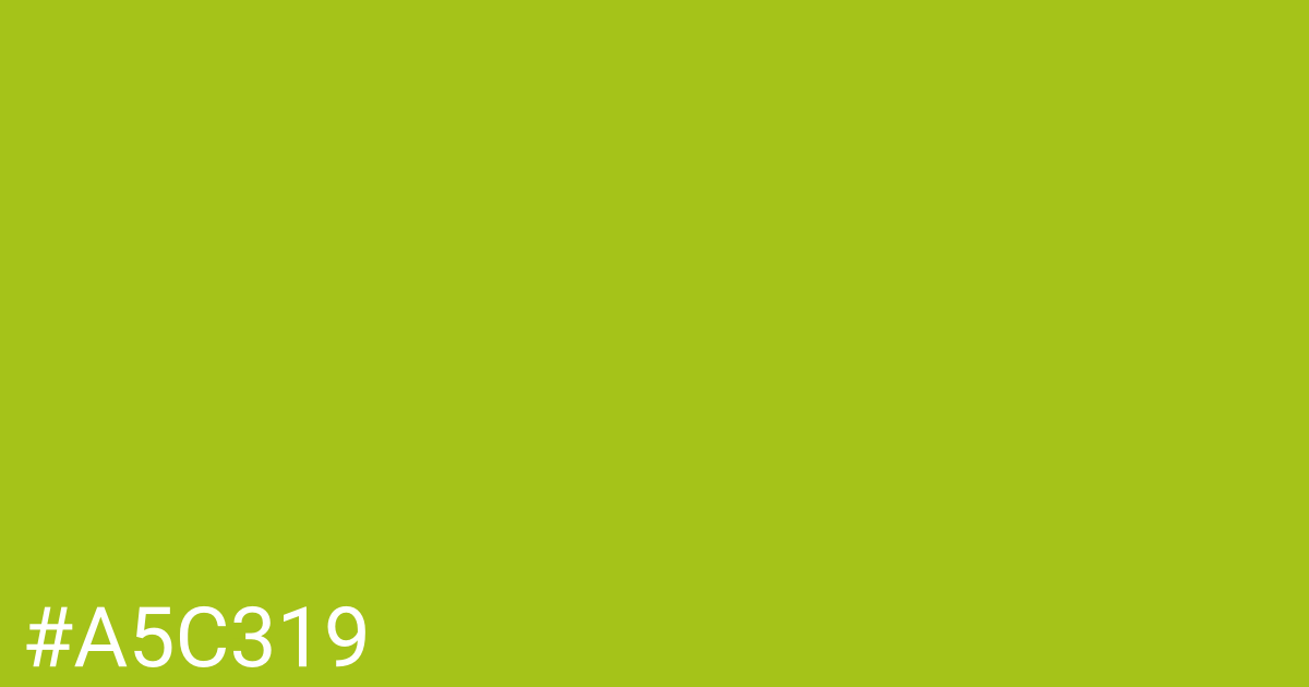 Hex color #a5c319 graphic