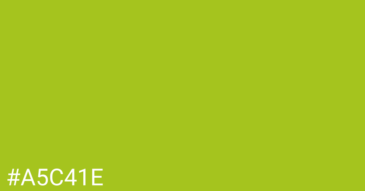 Hex color #a5c41e graphic