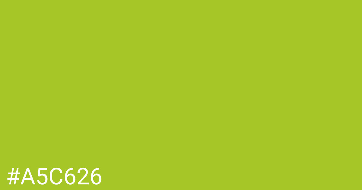 Hex color #a5c626 graphic