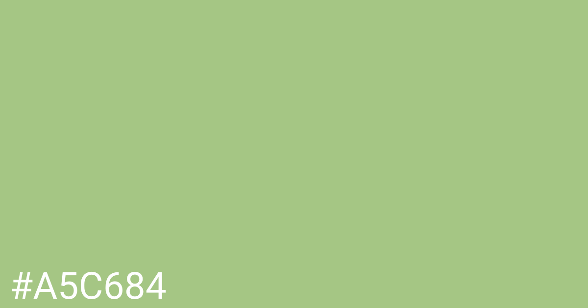 Hex color #a5c684 graphic